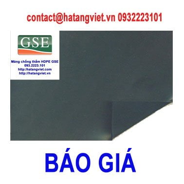 Báo giá Màng chống thấm HDPE GSE