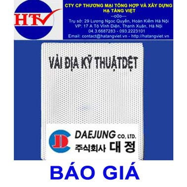 Báo giá Vải địa kỹ thuật dệt DJ
