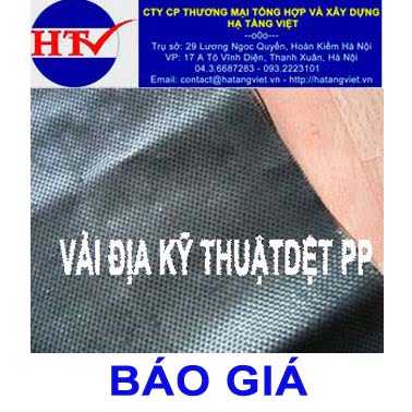 Báo giá Vải địa kỹ thuật dệt PP
